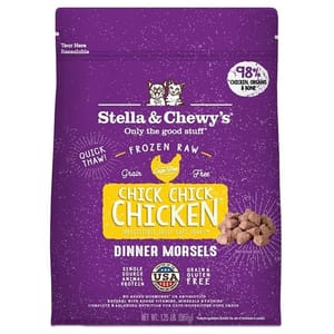 Stella & Chewy's Stella & Chewy's 貓糧 冷凍生肉貓糧 雞肉肉粒 3lb 3lb  正面圖