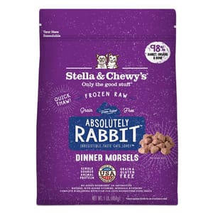 Stella & Chewy's Stella & Chewy's 貓糧 冷凍生肉貓糧 兔肉肉粒 1lb 1lb  正面圖