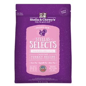 Stella & Chewy's Stella & Chewy's 貓糧 冷凍生肉貓糧 放養火雞配方 1lb 1lb  正面圖
