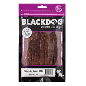 BLACKDOG BLACKDOG 狗小食 低脂高蛋白袋鼠肉塊 150g 150g 正面圖