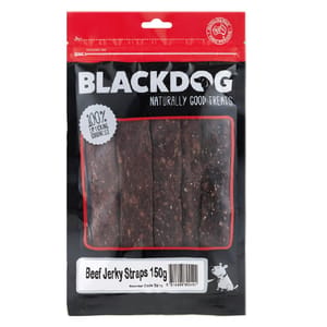 BLACKDOG BLACKDOG 狗小食 澳洲高蛋白牛肉塊 150g 150g 正面圖