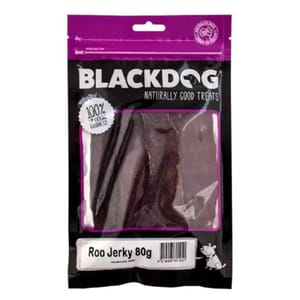 BLACKDOG BLACKDOG 狗小食 天然澳洲袋鼠肉塊 80g 80g  正面圖