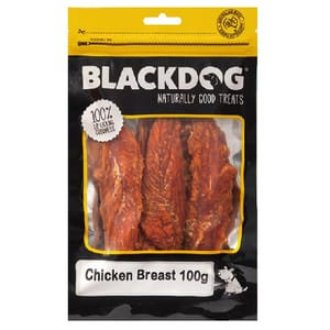 BLACKDOG BLACKDOG 狗小食 天然澳洲雞胸塊 100g 100g 正面圖