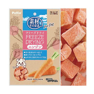 Petio Petio 狗小食 凍乾胡蘿蔔乾乾 原汁原味 20g 20g 正面圖
