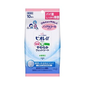 KAO花王 KAO花王 日本無酒精除菌濕紙巾 10枚入 - 清貨優惠 正面圖