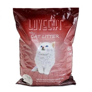 LoveCAT LoveCAT 天然健康 豆腐貓砂 納米碳 6L 6L  正面圖