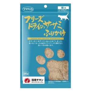 日本但馬高原 日本但馬高原 貓小食 凍乾伴糧雞胸肉鬆 25g 25g 正面圖