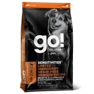 GO! GO! SOLUTIONS 狗糧 低敏美毛系列 鹿肉 3.5lb 5lb  正面圖