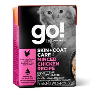 GO! GO! SOLUTIONS 貓濕糧 護膚美毛系列 免治雞肉醬 182g 182g  正面圖