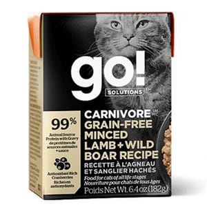 GO! GO! SOLUTIONS 貓濕糧 活力營養系列 免治羊肉野豬肉 182g 182g 正面圖