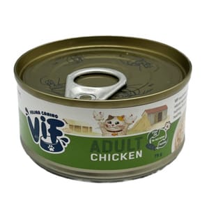 ViF ViF 貓罐頭 鮮肉罐 雞肉配方 75g 75g 正面圖