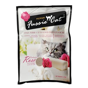 Fussie Fussie Cat高竇貓 礦物貓砂 玫瑰味 5L 5L  正面圖