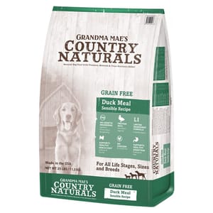 Country Country Naturals 狗糧 全犬種 無穀物鴨肉防敏 23lbs 23lb 正面圖