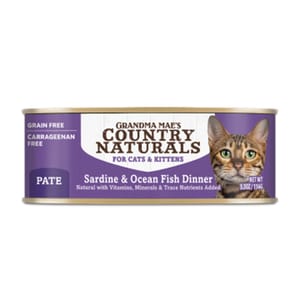 Country Country Naturals 貓罐頭 無添加無穀物醬煮系列 沙甸魚深海魚配方 5.5oz 156g 5oz 正面圖