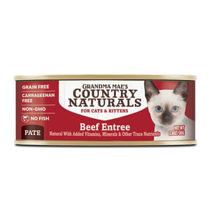 Country Country Naturals 貓罐頭 無添加無穀物肉泥系列 農場鮮牛肉配方 2.8oz 80g 8oz  正面圖