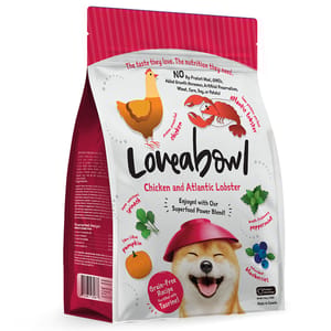 Loveabowl Loveabowl 狗糧 無穀物全犬糧 龍蝦雞肉海陸配方 1.4kg 4kg 正面圖