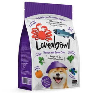 Loveabowl Loveabowl 狗糧 無穀物全犬糧 雪蟹三文魚海鮮配方 10kg 10kg  正面圖