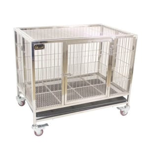 Solidpet蘇力 Solidpet蘇力 寵物籠 貓籠狗籠 新款折疊籠 有頂款 三尺x二尺 正面圖