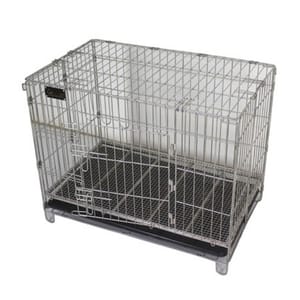 Solidpet蘇力 Solidpet蘇力 寵物籠 貓籠狗籠 鋼枝籠 格仔底網款 2尺半 正面圖