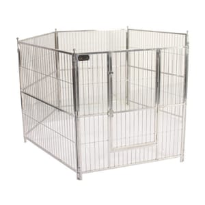 Solidpet蘇力 Solidpet蘇力 寵物籠 貓籠狗籠 不鏽鋼方通圍欄 大號 正面圖
