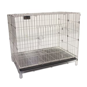 Solidpet蘇力 Solidpet蘇力 寵物籠 貓籠狗籠 鋼枝籠 圓枝底網款 3尺 正面圖