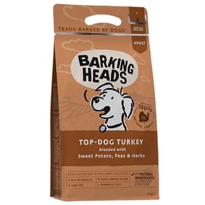 Barking Barking Heads 狗糧 無穀物全天然成犬配方 放養火雞肉 6kg 6kg  正面圖