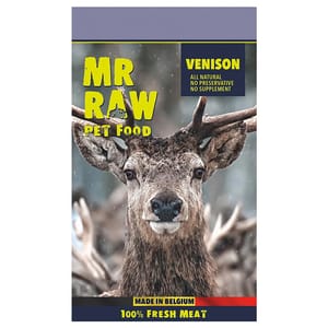 MR MR RAW 貓狗糧 急凍生肉糧 鹿肉配方 1kg 1kg  正面圖