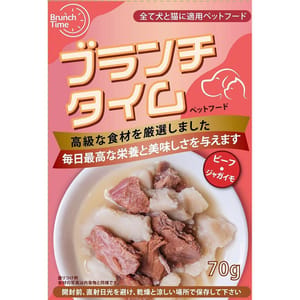 Brunch Brunch Time輕時光 貓狗適用鮮肉包 牛肉馬鈴薯 70g 70g 正面圖