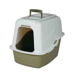 Petmate Petmate 貓砂盆 有蓋款 附鏟 大 18.9吋 x 15吋 x 16.9吋 正面圖