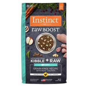 Instinct Instinct 狗糧 幼犬糧 無穀物生肉系列 雞肉 10lb 10lb 正面圖