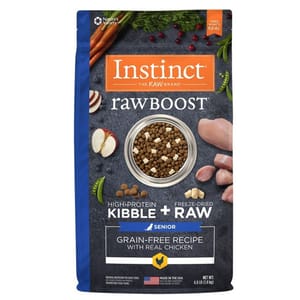 Instinct Instinct 狗糧 本能 老犬糧 無穀物生肉系列 雞肉 21lb 21lb  正面圖
