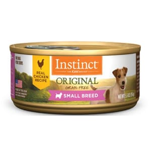 Instinct Instinct 狗罐頭 無穀物小型犬 雞肉 3oz 3oz 正面圖