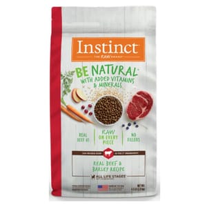 Instinct Instinct 本能 全犬糧 牛肉大麥 25lb 25lb 正面圖
