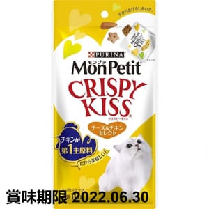 日本MonPetit 日本MonPetit Crispy Kiss 貓脆餅 芝士&雞肉味 30g 30g 正面圖