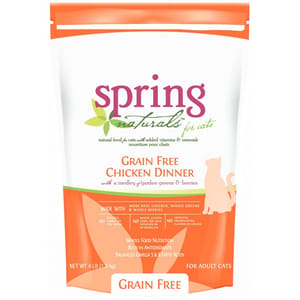 spring spring naturals 無穀物貓糧 雞肉配方 4.5kg 5kg 正面圖