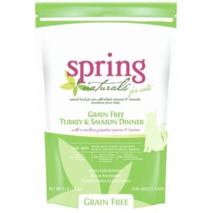 spring spring naturals 無穀物貓糧 火雞及三文魚配方 4.5kg 5kg  正面圖