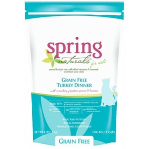 spring spring naturals 無穀物貓糧 火雞配方 4.5kg 5kg  正面圖