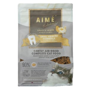 AIME AIME Kitchen 貓糧 風乾鮮肉主食糧 口腔強健配方 火雞三文魚 400g 400g  正面圖