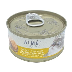 AIME AIME Kitchen 貓罐頭 無穀物營養貓罐 啖啖肉補水系列 吞拿魚濃湯 85g 85g  正面圖