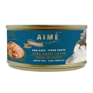 AIME AIME Kitchen 貓罐頭 無穀物均衡貓罐 殿堂主食系列 特濃魚汁熬鮮吞拿魚 75g 75g  正面圖