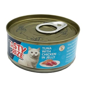 TASTY TASTY PRIZE 貓罐頭 吞拿魚伴雞 70g 70g 正面圖