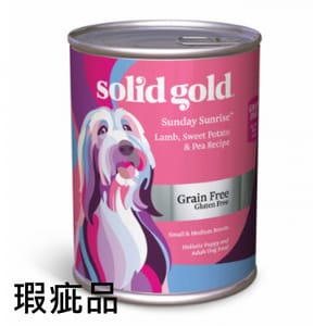 Solid Solid Gold 素力高 狗罐頭 無穀物羊肉 Lamb Sweet Potato & Pea Recipe 13.2oz 2oz 正面圖
