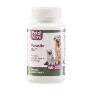 PetAlive PetAlive Parasite Dr.™ 針對體內寄生蟲蠕蟲 60粒 60粒 正面圖