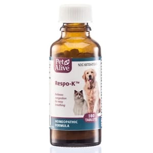 PetAlive PetAlive Respo-K™ 針對感冒或呼吸道感染 180片 正面圖