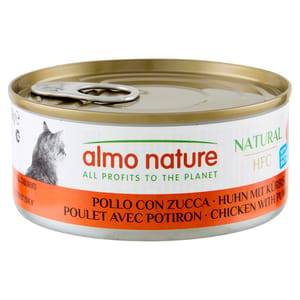 Almo Almo Nature HFC 貓罐頭 天然系列 雞肉+南瓜 150g 150g 正面圖