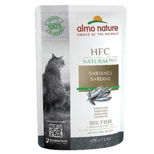Almo Almo Nature HFC Natural PLUS 貓濕糧 沙甸魚 55g 55g 正面圖