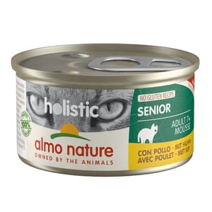 Almo Almo Nature Holistic 貓罐頭 老貓護理 雞肉配方 85g 85g 正面圖