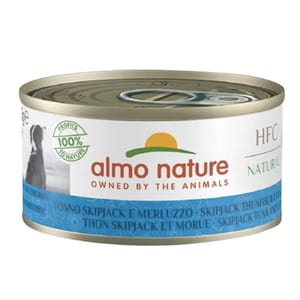 Almo Almo Nature 狗罐頭 HFC Natural 正鰹吞拿魚+鱈魚 95g 95g 正面圖