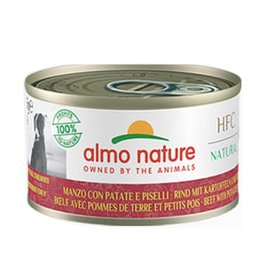 Almo Almo Nature 狗罐頭 HFC Natural 牛肉+薯仔+豌豆 95g 95g 正面圖
