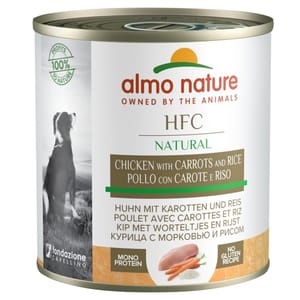 Almo Almo Nature 狗罐頭 HFC Natural 雞肉+胡蘿蔔+米飯 280g 280g  正面圖